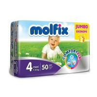 Pelena për fëmijë Molfix 4 7-14kg 50cop